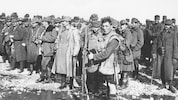 Österreichische Kriegsgefangene in Italien, 1918.