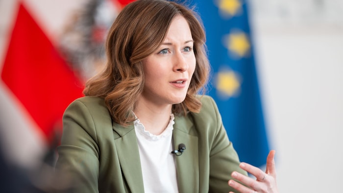 Integrationsministerin Claudia Plakolm will Asylberechtigte in Arbeitsverhältnisse bringen.