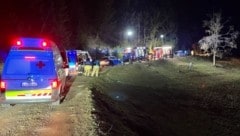 Die Unfallstelle auf einer Zufahrtsstraße zur Sonnenalm (Bild: Rotes Kreuz Steiermark)