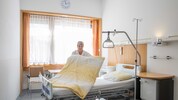 Ein Sonderklasse-Zimmer der neuen Tagesklinik in Bruck