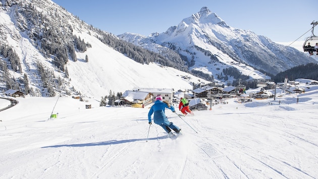 Der Unfall ereignete sich im Skigebiet Warth-Schröcken.