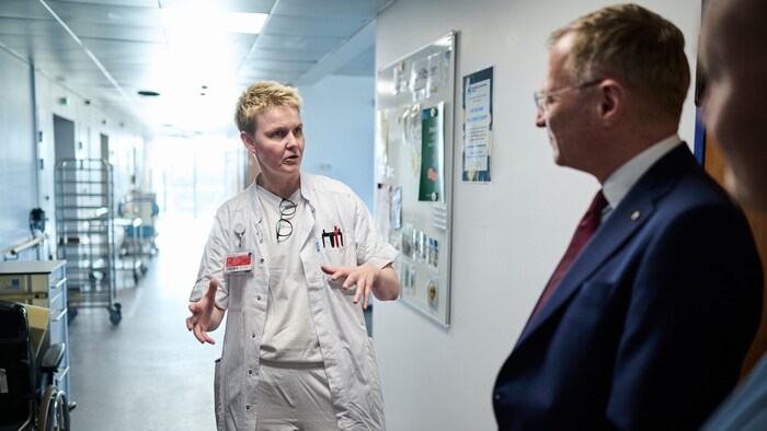 Auch in das Gesundheitswesen in Dänemark gab‘s bei der Delegationsreise spannende Einblicke.