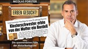 Nicolas Forster fasst viele Fälle im Buch „Erben gesucht!“ zusammen (Residenz Verlag, 26 Euro). (Bild: Krone KREATIV/Fotostudio Floyd/Dr. Nicolas Forster, Residenz Verlag, Kronen Zeitung)
