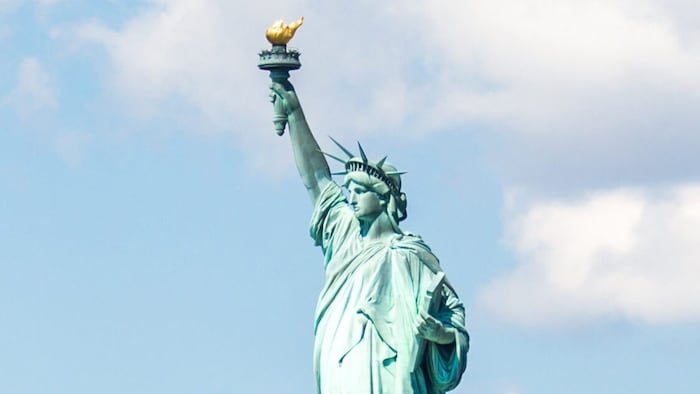 Die Freiheitsstatue in New York