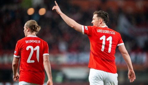 Gregoritsch will auch in Belgrad jubeln. (Bild: APA/GEORG HOCHMUTH)