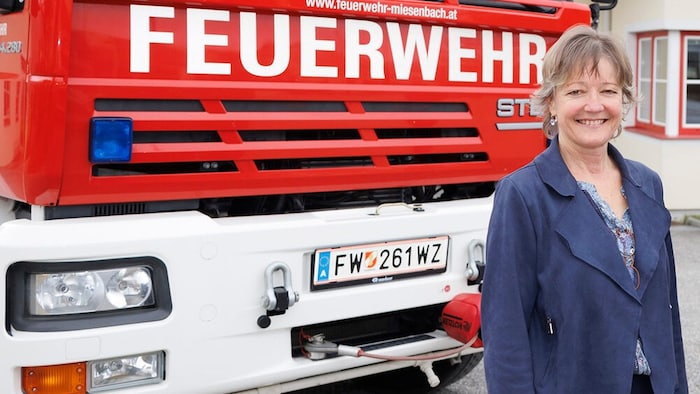 Bernadette Schönbacher, Bürgermeisterin von Miesenbach bei Birkfeld. 