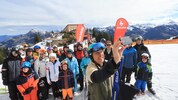 Selfies mit Fritz Strobl waren heiß begehrt – doch der Ex-Skistar drehte lachend den Spieß um ...