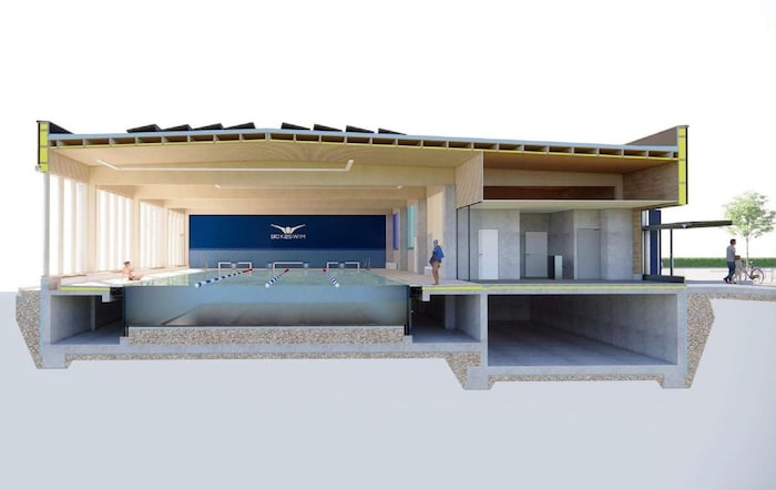 Das geplante Hallenbad in Leopoldskron hat Stadtchef Bernhard Auinger wegen der Kosten erst ...