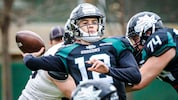 Alex Reischl feierte ein gelungenes Debüt im Dress der Danube Dragons.
