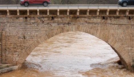 Der Sturm „Martinho“, der am Wochenende über Spanien hinwegfegte, war der vierte innerhalb von drei Wochen. (Bild: EPA/PEPE ZAMORA)