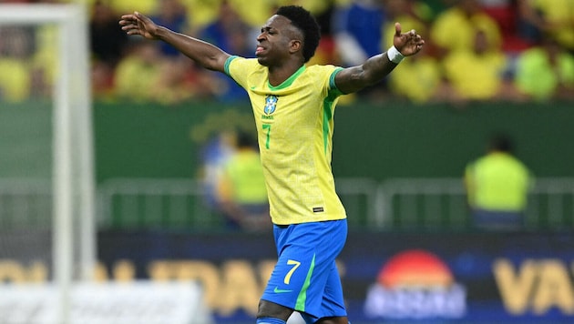 Vinicius Junior ist Brasiliens Topspieler.