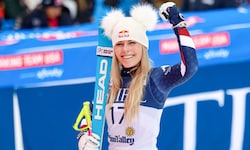 Lindsey Vonn musste sich nur Lara Gut-Behrami geschlagen geben.