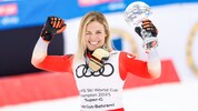 Lara Gut hat den Super-G-Weltcup gewonnen. (Bild: GEPA)