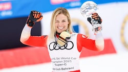 Lara Gut hat den Super-G-Weltcup gewonnen. (Bild: GEPA)