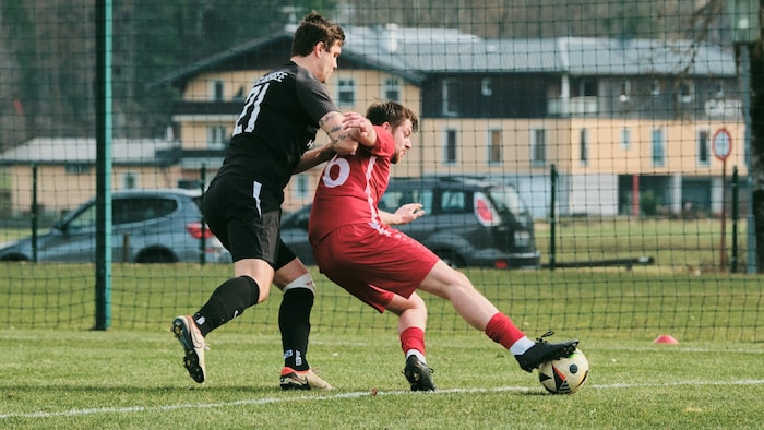 Bis zum Schluss umkämpftes Duell zwischen Abersee und Hof.