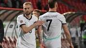 Marko Arnautovic kam für Konrad Laimer ins Spiel.