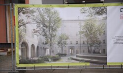 So soll der Innenhof des „Belvedere Salzburg“  einmal aussehen