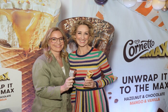 ESKIMO Chefin Andrea Huber-Schallmeiner und Moderatorin Kati Bellowitsch.