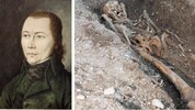 Johannes Bückler war ein deutscher Räuberhauptmann. Sein Skelett galt als verschollen. 