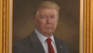 Für US-Präsident Donald Trump ist dieses Porträt von sich selbst „das Schlimmste, das er jemals gesehen hat“. (Bild: truthsocial.com/@realDonaldTrump)