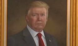 Für US-Präsident Donald Trump ist dieses Porträt von sich selbst „das Schlimmste, das er jemals ...