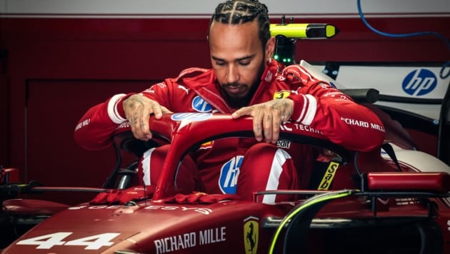 Kein Auftakt nach Maß für Lewis Hamilton bei Ferrari (Bild: GEPA)