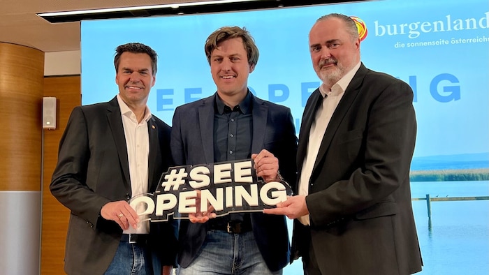 Tunkel, Hupfer und Doskozil kündigen das See-Opening ab 25. April mit einem abwechslungsreichen ...