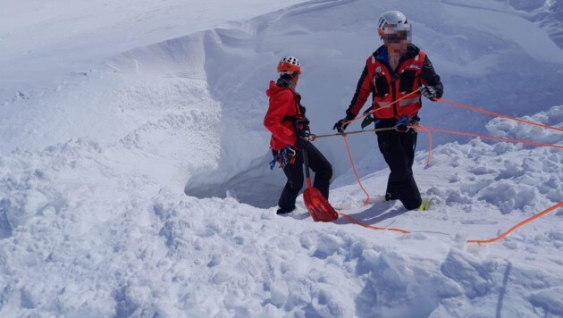 Untere anderem stand die Bergrettung Obergurgl im Einsatz. (Bild: Bergrettung Obergurgl)