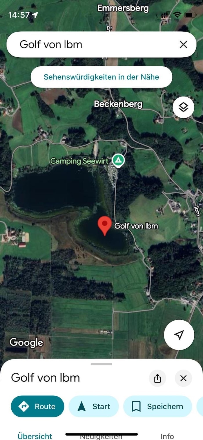 Die neuen „Golfregionen“ werden als Sehenswürdigkeiten eingetragen