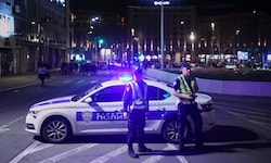 Die serbischen Sicherheitskräfte sind seit Monaten wegen der Proteste gegen die Vucic-Regierung ...