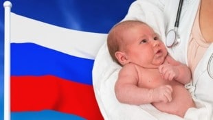 Russlands Präsident Wladimir Putin kämpft seit Jahren gegen den Bevölkerungsschwund. Er schlug ...