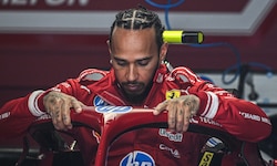 Bei Lewis Hamilton und Ferrari läuft‘s noch nicht rund. 