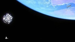 Das Teleskop kreist mit einer Geschwindigkeit von 202 Metern pro Sekunde (727 km/h) in einem ...