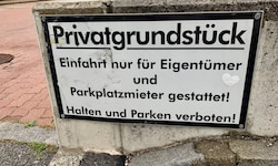 Schilder wie diese sollen natürlich abschrecken. Aber was, wenn man irrtümlich doch für wenige ...