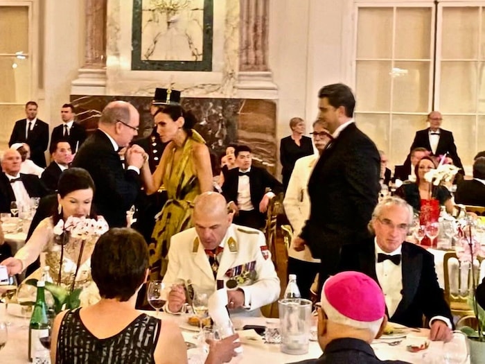 Gallelli mit einem ihrer prominensten Fans: Fürst Albert II. von Monaco