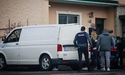 Die Polizei durchsuchte die Metzgerei.