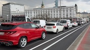 In der Früh wie auch zur Rush Hour am späteren Nachmittag brauchten die Autofahrer gute Nerven.
