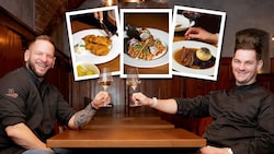 Neue Chefs im alten Lokal: Daniel Alcantara Garcia und William Merl freuen sich, ihre Gäste ab ...