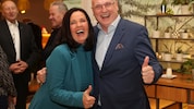 Hartbergs-Präsidentin Brigitte Annerl mit ÖFB-Boss Wolfgang Bartosch 