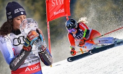 Die Kristallkugel ging an Federica Brignone (l.), der Tagessieg an Lara Gut-Behrami (r.).