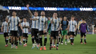Großer Jubel bei den Argentiniern