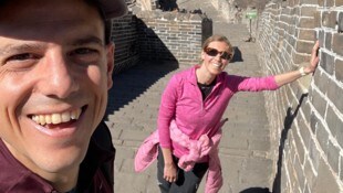 Raphael Pallitsch mit Freundin Lisa (Bild: Privat)