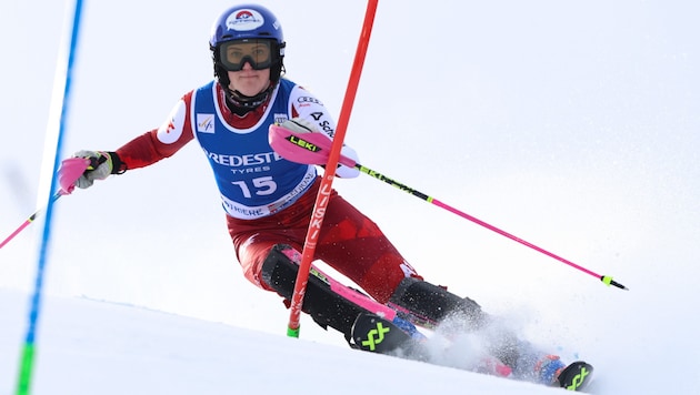 Diesmal schaut Katharina Truppe Sölden nur vorm TV.