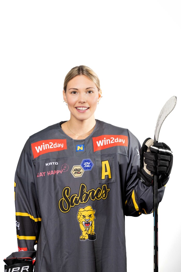 Matzka im Klub-Dress der Sabres St. Pölten.