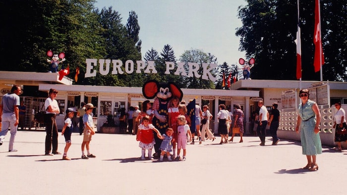 Erinnerung an das Jahr 1977: Die „Euromaus“ begeisterte schon damals die Besucher des Europa-Parks.