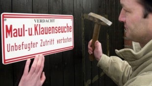 Die Maul- und Klauenseuche breitet sich rund um Österreich rasant aus.  (Bild: Ferdinand Ostrop)