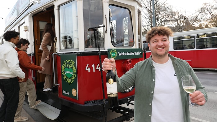 Florian Lieleg schenkte in der Straßenbahn aus