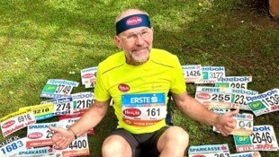 Der 70-Jährige Franz Gschiegl lief bei jedem Wiener Marathon mit.