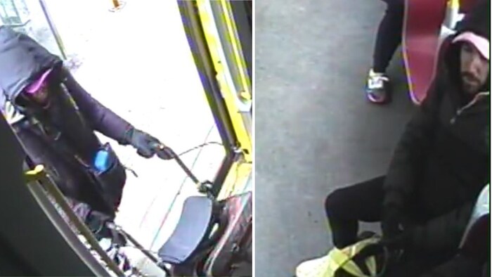 Der Tatverdächtige (Foto rechts) und sein Begleiter (Foto links) – die Polizei bittet um ...