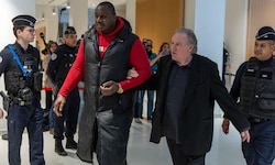 Depardieu wirkte beim Verlassen des Gerichtssaals am Donnerstag sichtlich aggressiv.